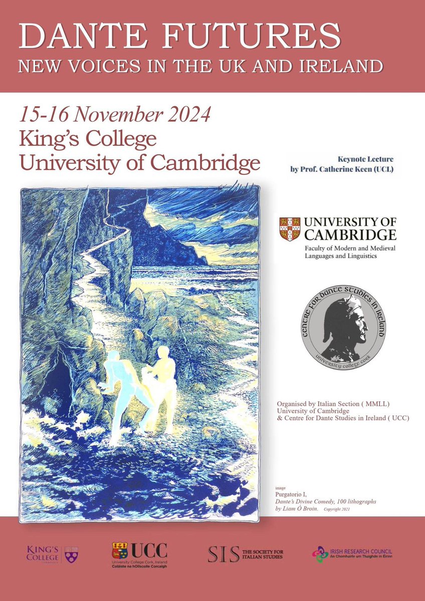 ItalianMMLL (@italianmmll) on Twitter photo 'Dante FuturesĀ 2024: New Voices in Ireland and the UK' conference happening this week! If you like to join us on 15-16 November 2024 at
<a href="/Kings_College/">King's College, Cambridge</a>
(Cambridge), please write to dantefutures@gmail.com.
Info: italianstudies.org.uk/2024/10/07/danā¦ā¦
<a href="/italianmmll/">ItalianMMLL</a>
<a href="/Soc4ItalStudies/">Society for Italian Studies</a>
<a href="/italian_ucc/">Italian UCC</a> 'Dante FuturesĀ 2024: New Voices in Ireland and the UK' conference happening this week! If you like to join us on 15-16 November 2024 at
<a href="/Kings_College/">King's College, Cambridge</a>
(Cambridge), please write to dantefutures@gmail.com.
Info: italianstudies.org.uk/2024/10/07/danā¦ā¦
<a href="/italianmmll/">ItalianMMLL</a>
<a href="/Soc4ItalStudies/">Society for Italian Studies</a>
<a href="/italian_ucc/">Italian UCC</a>