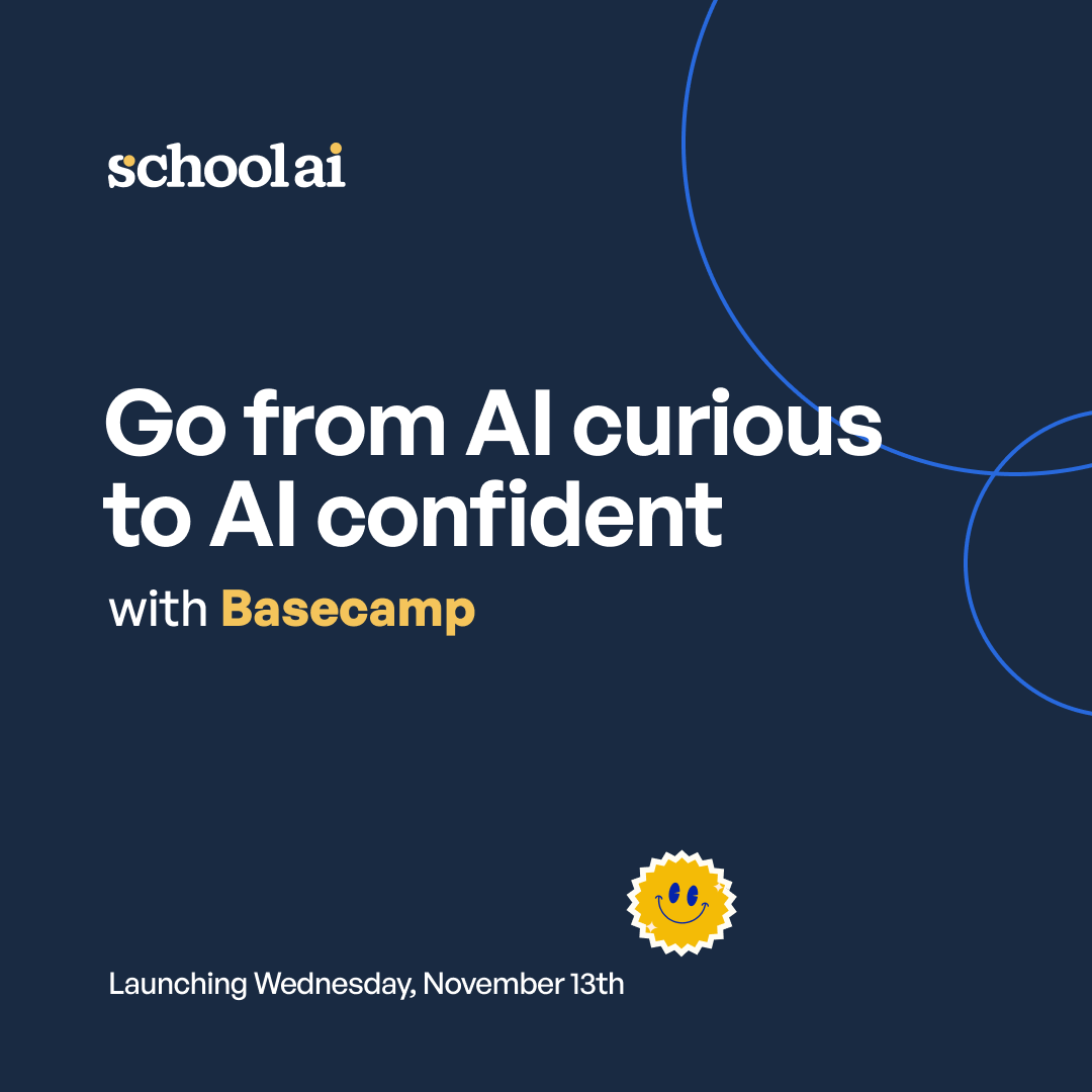 JustStartTech's tweet image. Really excited to see how @GetSchoolAI will be a part of transforming education. I have loved using spaces to support my teaching! Check out their Basecamp to learn more on how to use SchoolAI effectively.

#SchoolAIBasecamp schoolai.com/basecamp