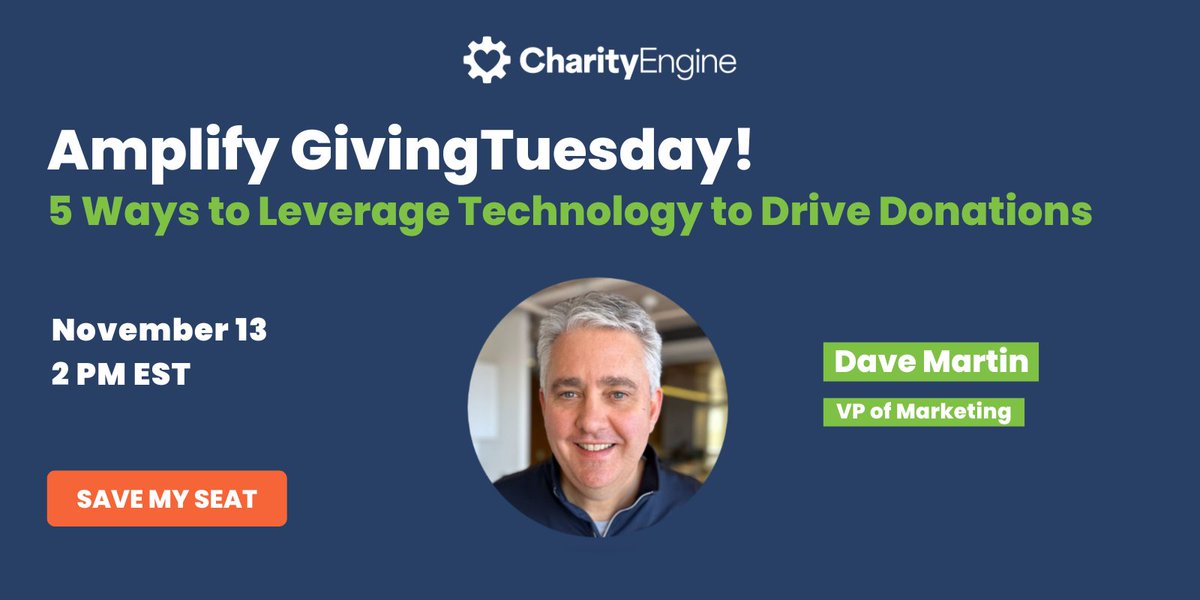 🚨 Happening Today at 2 PM ET! 🚨

Join our Giving Tuesday 2024 Webinar for tips on maximizing your nonprofit’s impact this year! Secure your spot: hubs.ly/Q02Y3cFJ0

#GivingTuesday #NonprofitTips #CharityEngine #YearEndGiving