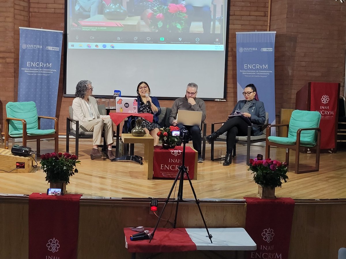 🔴#EnVivo | En el "1er. Encuentro de Publicaciones sobre #Conservación, #Restauración y #Museos", encontrarás mesas y conferencias magistrales relacionadas a las perspectivas dentro de las publicaciones periódicas sobre #conservación. 

👉 bit.ly/3Z43bLN