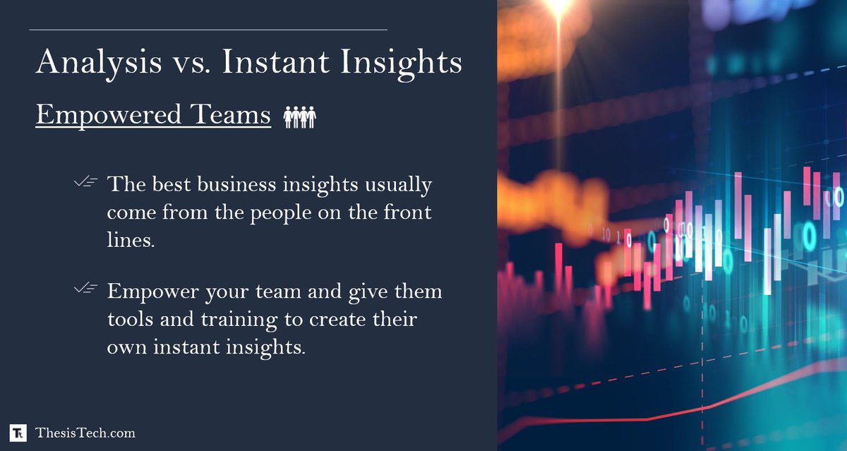 Analysis vs. Instant Insights
--Empowered Teams
The best business insights usually come from the people on the front lines.

#Data #DataAnalysis #Microsoft #BusinessInsights #PowerBI

Full post:
thesistech.com/analysis-vs-in…