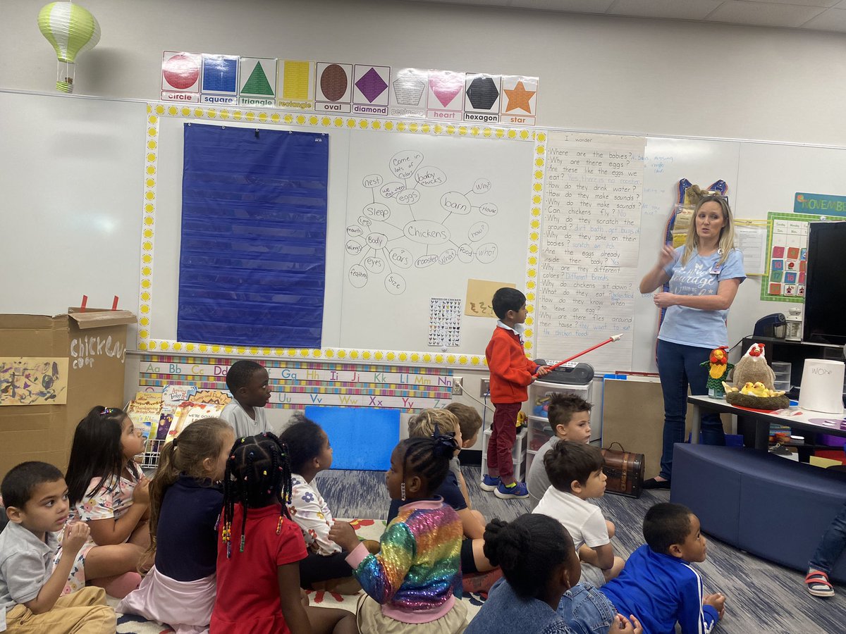 🗣️🐓📝Special report from our <a href="/FullerElemAISD/">Fuller Elementary</a> language learners - they are reporting all about their research on chickens to a live audience 🗣️🐓📝<a href="/mariah_wilbert/">Mariah Wilbert</a>