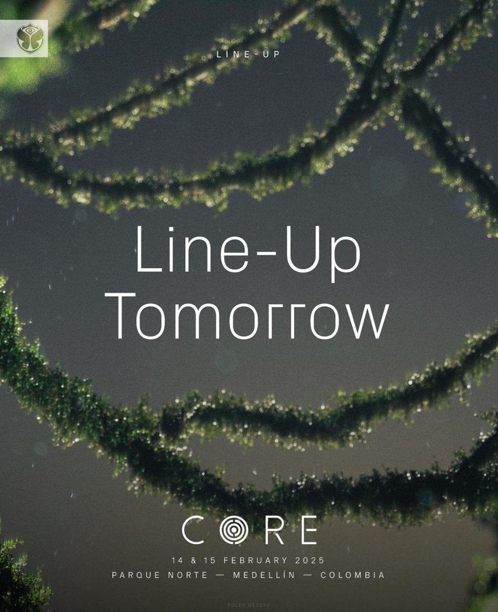 musictrendscol's tweet photo. El Line-Up del Tomorrowland presenta CORE Medellín se anuncia mañana a las 11AM 🚨 https://t.co/O798nhlPYH