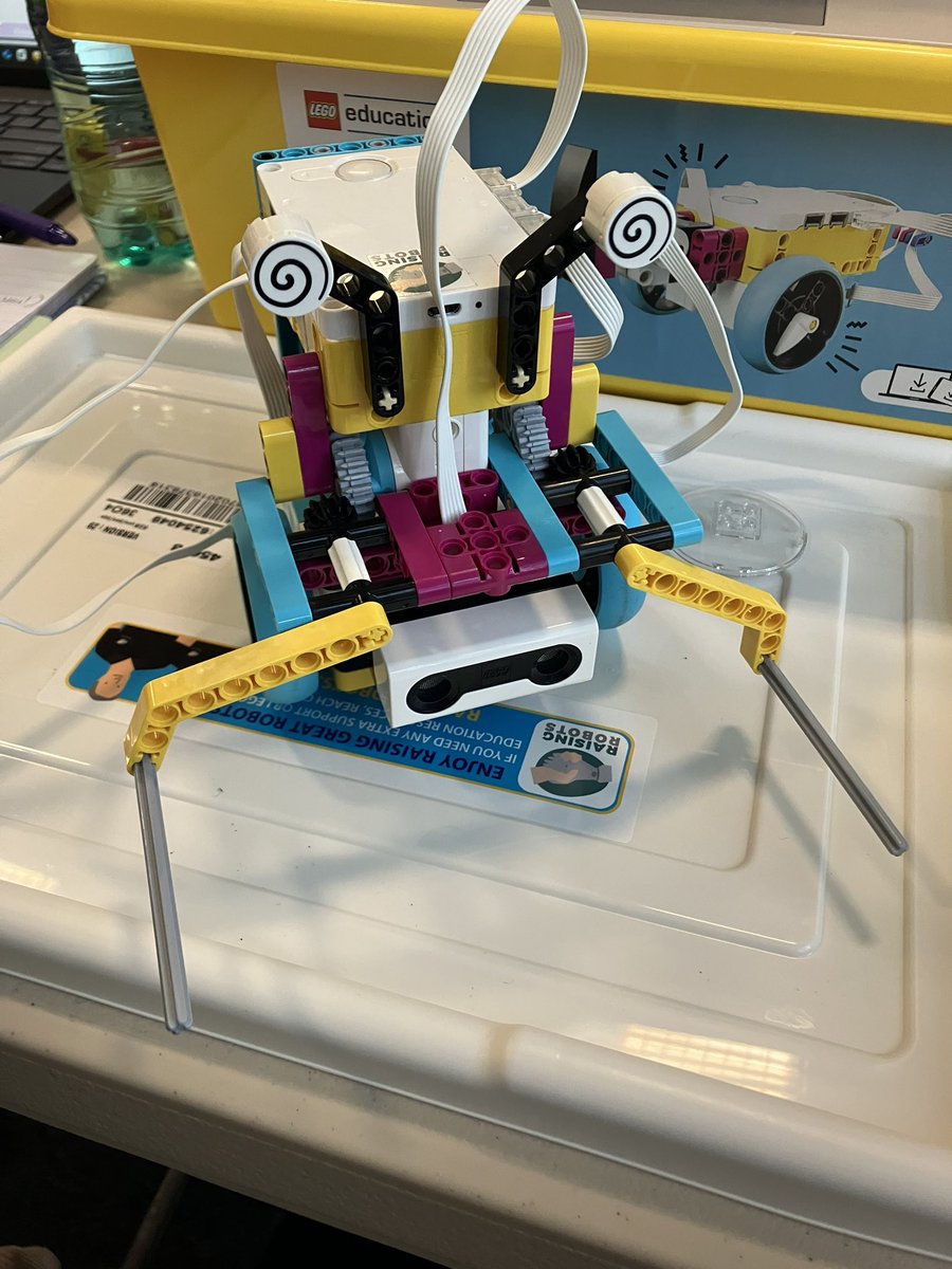 SaintJohnsRC's tweet photo. Mrs G had a great day spent coding and building robots with our new Lego Spike Prime kit as part of Coding Success CPD training. Thank you so much to John from @raisingrobots for making it such fun and I can’t wait to try it out with P5/6! With @SmallpeiceTrust @NAC_STEM https://t.co/MkNqzScvhx