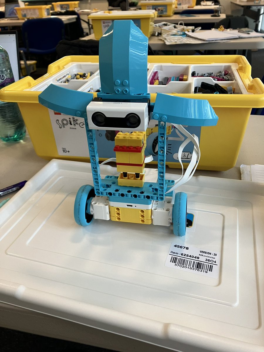 SaintJohnsRC's tweet photo. Mrs G had a great day spent coding and building robots with our new Lego Spike Prime kit as part of Coding Success CPD training. Thank you so much to John from @raisingrobots for making it such fun and I can’t wait to try it out with P5/6! With @SmallpeiceTrust @NAC_STEM https://t.co/MkNqzScvhx