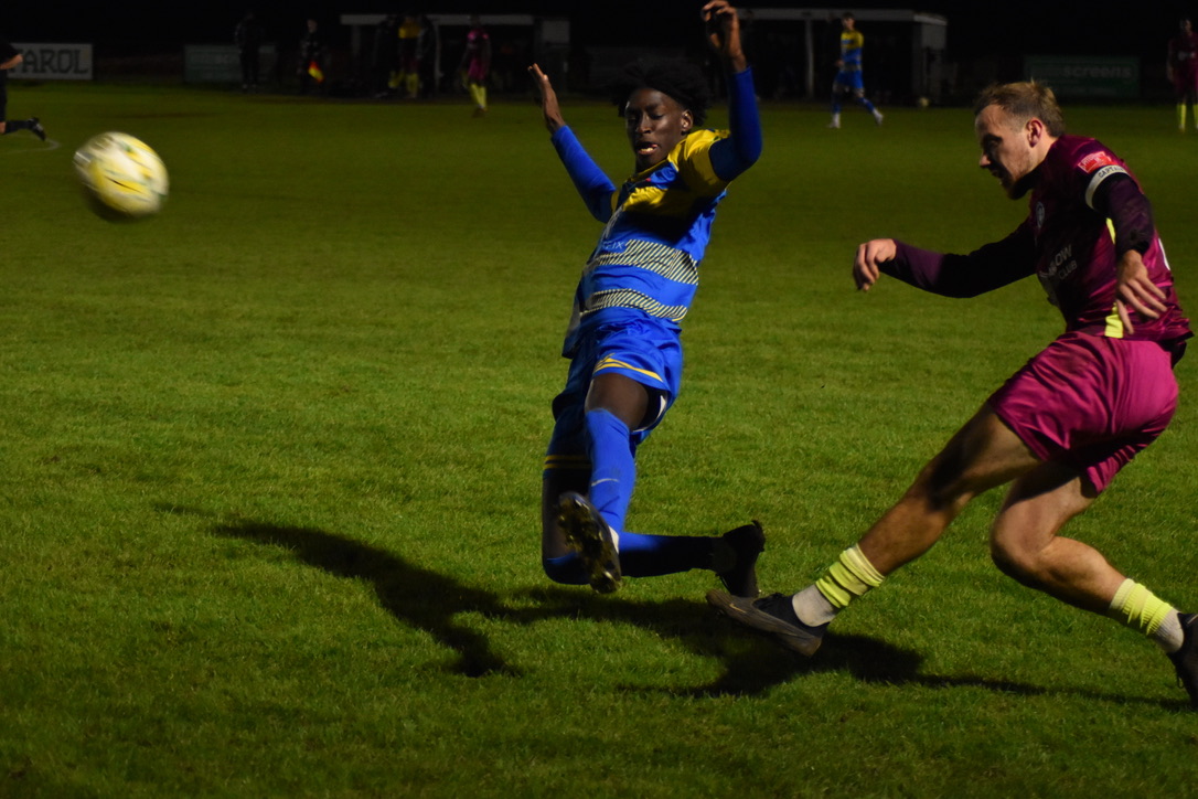 Few shots from our victory over Marlow last night...!