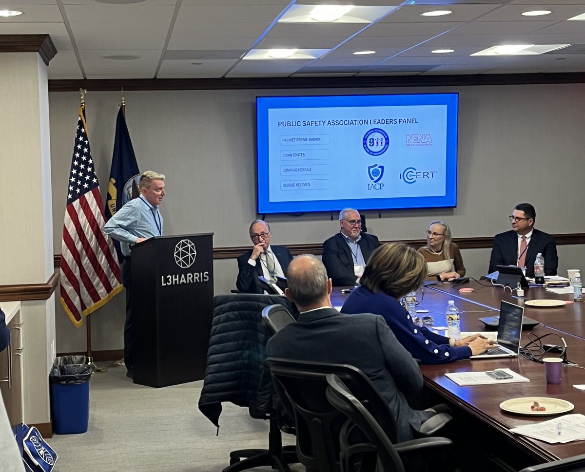 Today, featured an insightful panel discussion with leaders from NASNA, NENA, IACP &amp; iCERT. Together, they emphasized their strong commitment to collaboration in advocacy &amp; action, reinforcing the importance of working alongside the broader public safety community.#PublicSafety