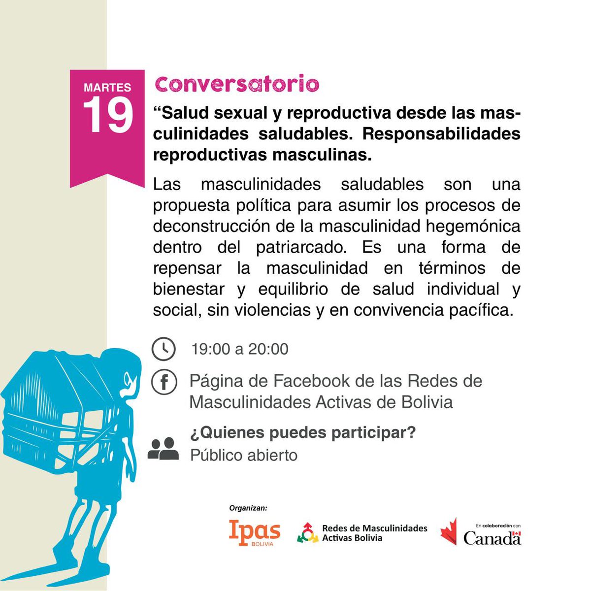 ✨¡Un noviembre sin violencia, un compromiso para todos los días del año!✨
Conoce nuestra agenda en conmemoración al Día del Hombre, sigue nuestras campañas y únete a nuestras actividades. 

#HombresResponsables  #MásHombresSanosMenosViolencia #DíaDelHombre
#SaludReproductiva