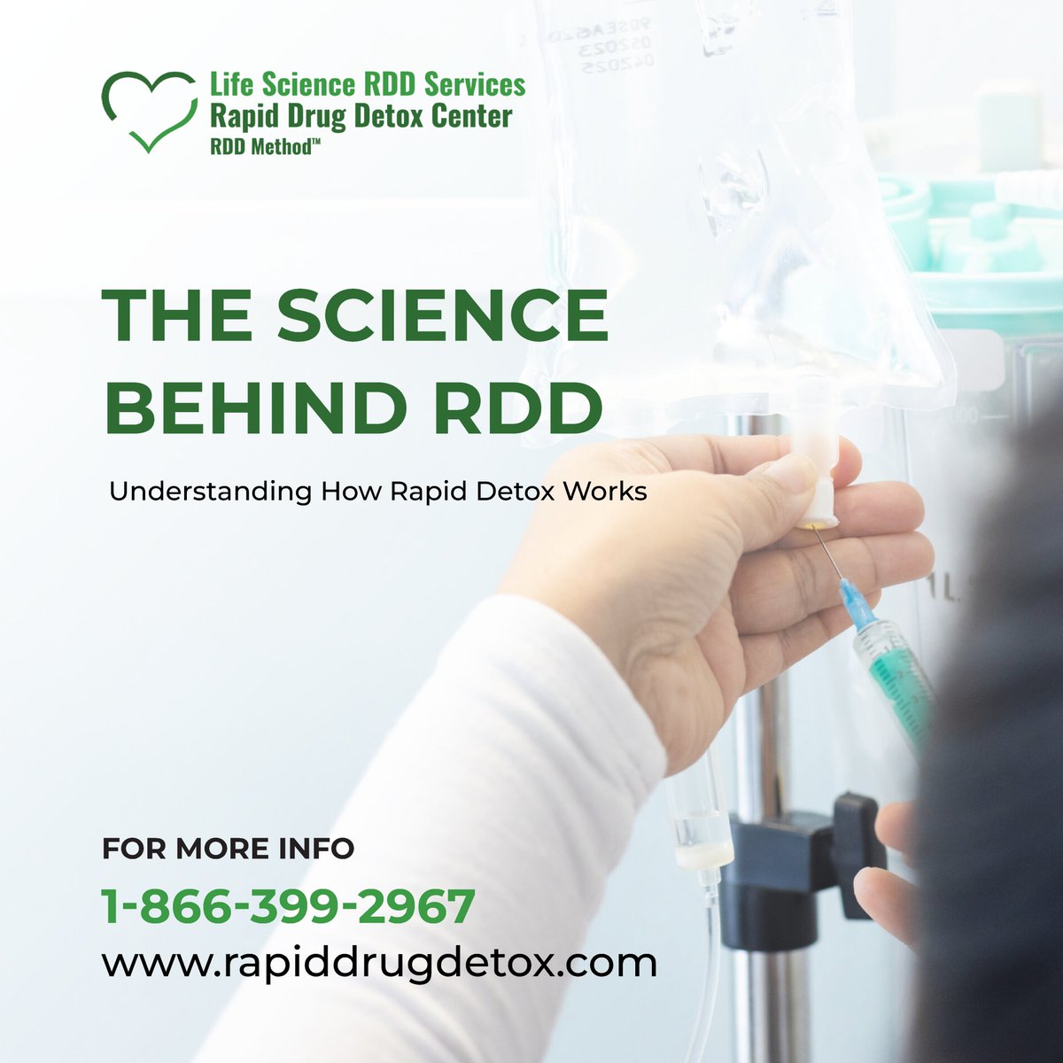 RDDMethod's tweet image. The Science Behind RDD: Understanding how rapid detox works for a healthier, drug-free life. Call us to learn more! #ScienceOfDetox #RDDMethod #RecoveryScience