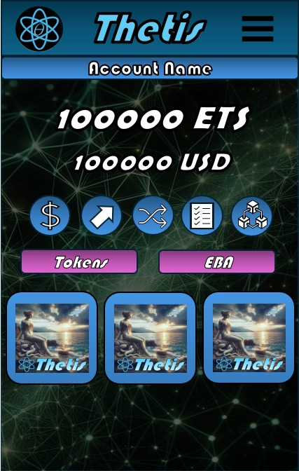 ThetisProject's tweet photo. Mock ups of the Thetis Account Manager application (essentially a wallet app) for what I am aiming for visually with the project. The back end network is virtually fully functional at this point, so now I need to build a front end client application GUI for the user to interact with the Block Matrix

If you want more information you can check out the website https://t.co/VMm5C1J9Ov where the white paper is available for download.

#Blockchain #CryptoWallet #BlockchainInnovation #BlockchainTechnology #GUI #SoftwareDevelopment #application #applicationdesign