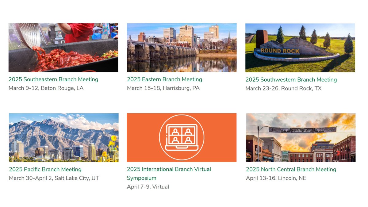Well, #EntSoc24 sure went by fast! Start planning now to connect with your colleagues and share your science at an ESA Branch Meeting in Spring 2025—just a few short months away! entsoc.org/events