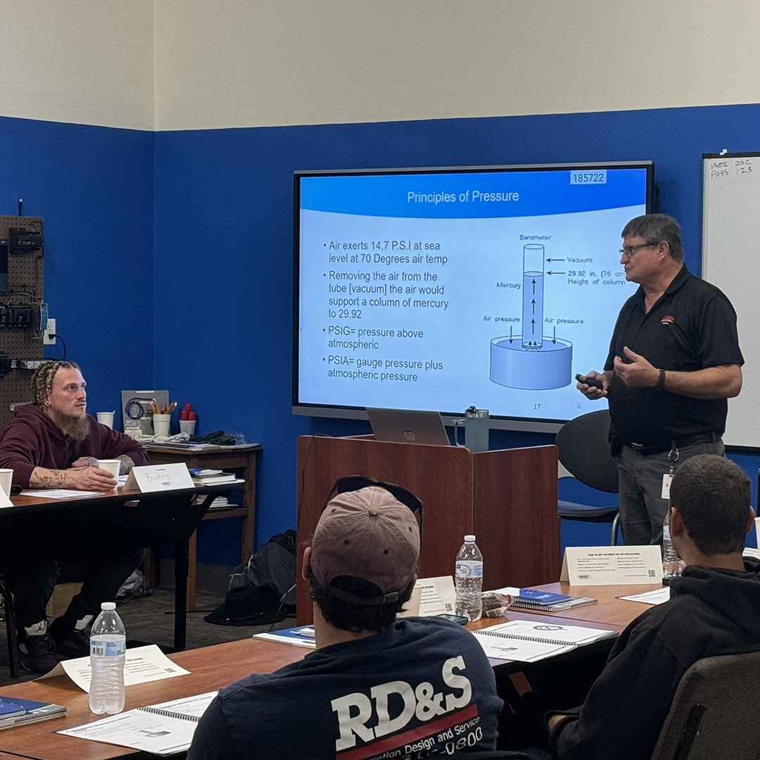 Another day, another classroom full of HVAC technicians elevating their skillsets and learning the basic principles of refrigeration. Find all of our Heatcraft training opportunities here: bit.ly/48QPAus. 
.
#HVACR #CommercialRefrigeration #Training