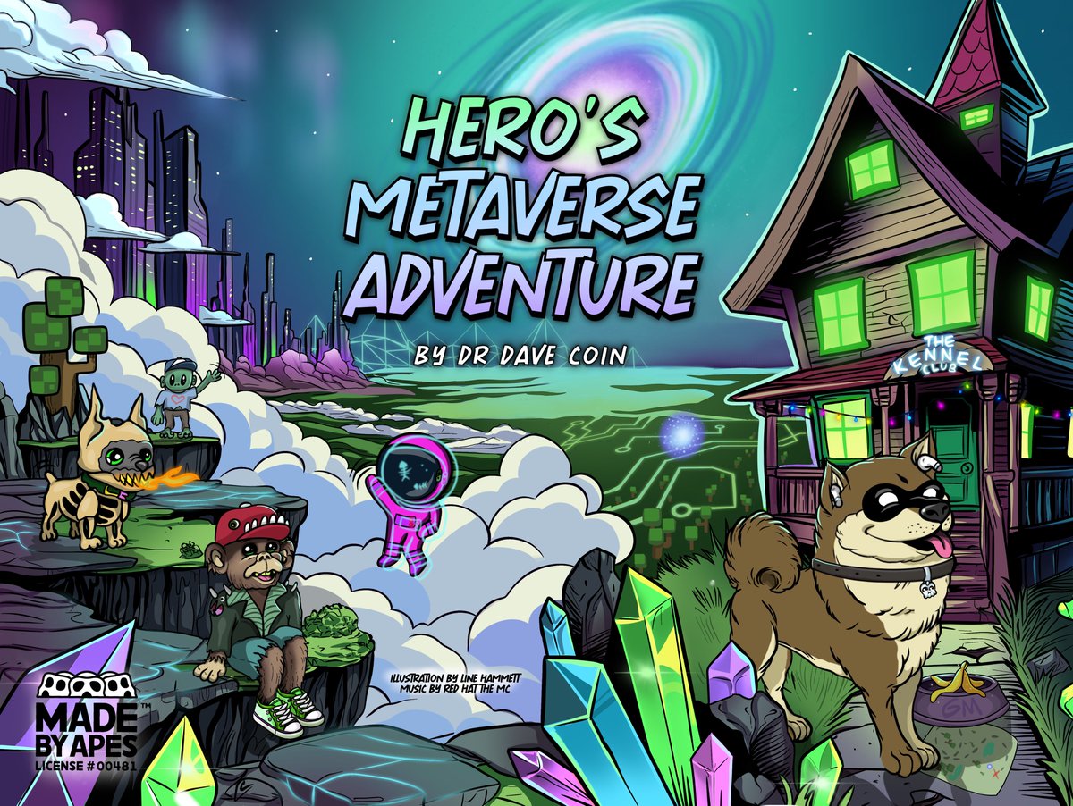 EXCLUSIVE for physical holders of Hero’s Metaverse Adventure book only 📖

The Cover Art Mint:

🐕 Friday 15th November
🐕 Free open edition
🐕 Claim available for 1 year
🐕 On ApeChain via <a href="/pufflesio/">Puffles ∑:</a>