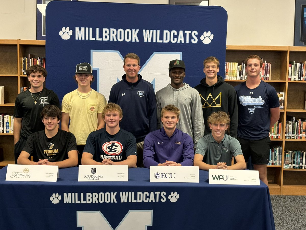 Millbrook Baseball (@baseball_mhs) on Twitter photo Congratulations to <a href="/smittdog7/">Smith Dickinson</a> <a href="/ConnorWright927/">Connor Wright</a> <a href="/Jackstrom1234/">Jack strom</a> <a href="/HaydenHeath2025/">Hayden Heath</a> on signing today! We are proud of you and excited to see all of the great things you will accomplish in the future! Congratulations to <a href="/smittdog7/">Smith Dickinson</a> <a href="/ConnorWright927/">Connor Wright</a> <a href="/Jackstrom1234/">Jack strom</a> <a href="/HaydenHeath2025/">Hayden Heath</a> on signing today! We are proud of you and excited to see all of the great things you will accomplish in the future!