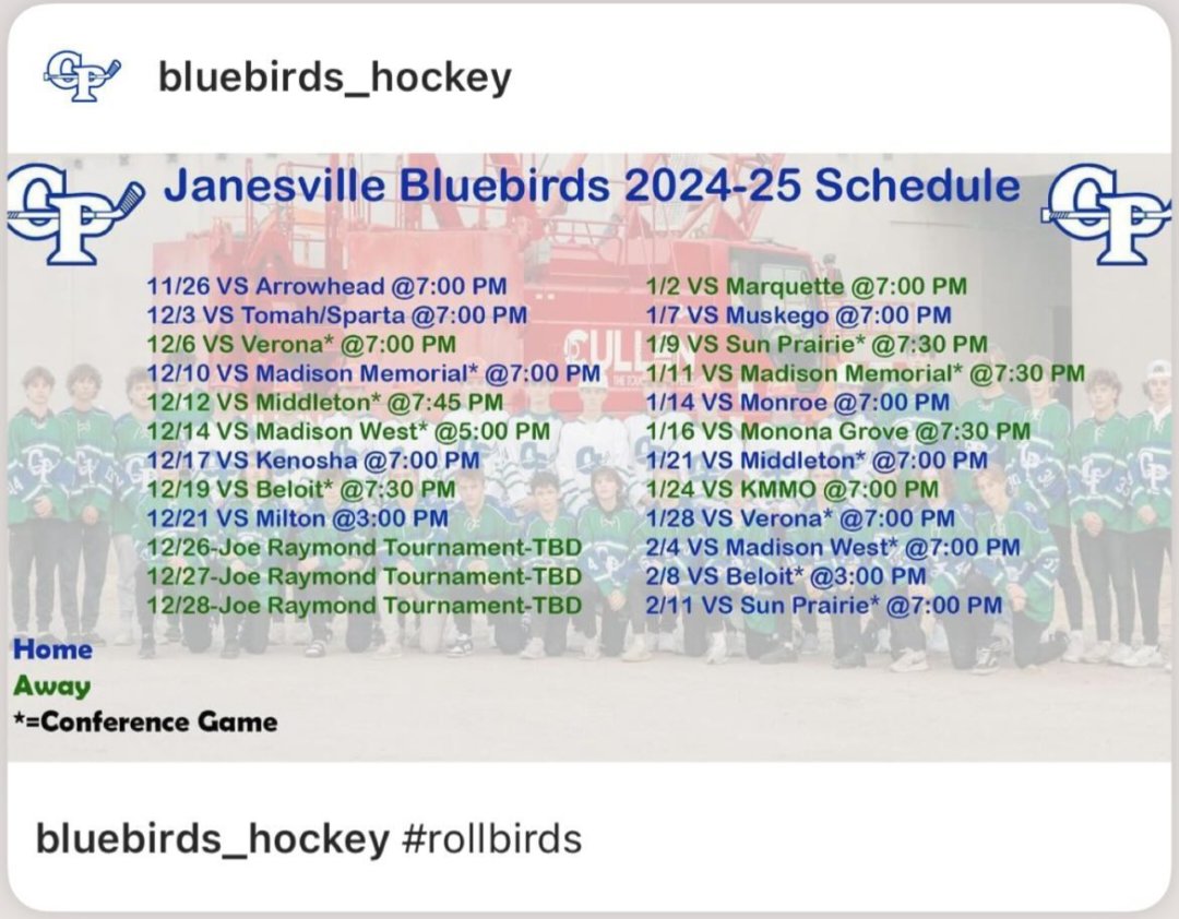 Janesville Bluebirds tweet media