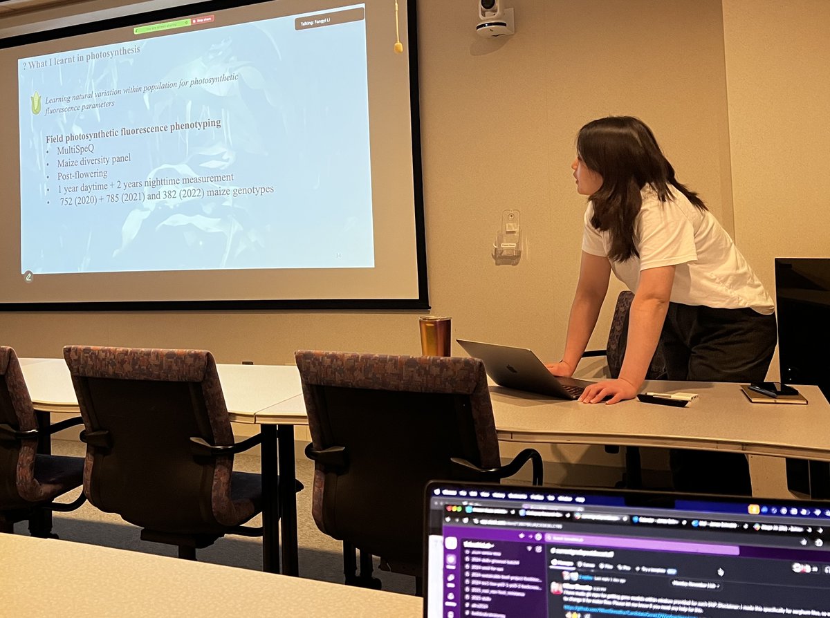 Congratulations, Dr. Fangyi Li! Just defended her Complex Biosystems PhD thesis this morning after working with <a href="/Rebecca_Roston/">Rebecca Roston</a> and my groups in <a href="/UNL_PSI/">UNL PSI</a> to study photosynthesis and cold tolerance in sorghum and maize.