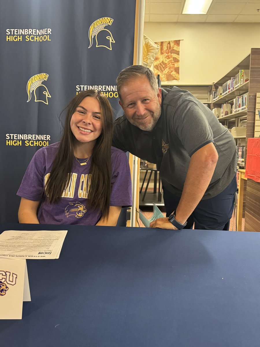 gshs_softball's tweet photo. Congrats to @kindle_emma on her signing to Western Carolina University!! @BMFastpitch @gshswarriors @GSHSWSN @SteinbrennerC @SteinbrennerPTA https://t.co/ioUvMfwFS3