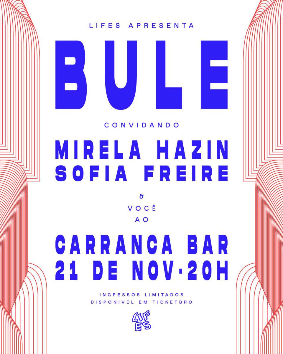 lifestooshorttt's tweet photo. Depois de uma noite histórica no Estelita para o lançamento de seu primeiro trabalho, Mirela Hazin retorna aos palcos da LIFES, dessa vez em parceria inédita no show da Bule!

21/11 no Carranca Bar
Garanta já seu ingresso! https://t.co/NQoTYKRHqb