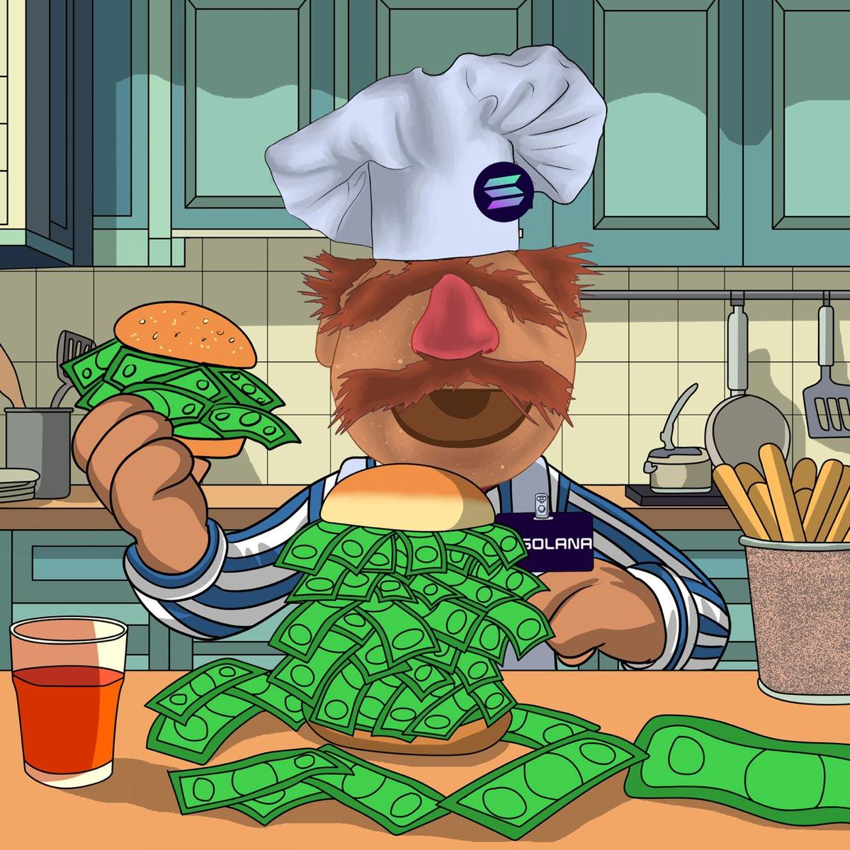 TheSolanaChef's tweet photo. $SCHEF has been cooking some healthy meals for yall https://t.co/KUpUf1utat