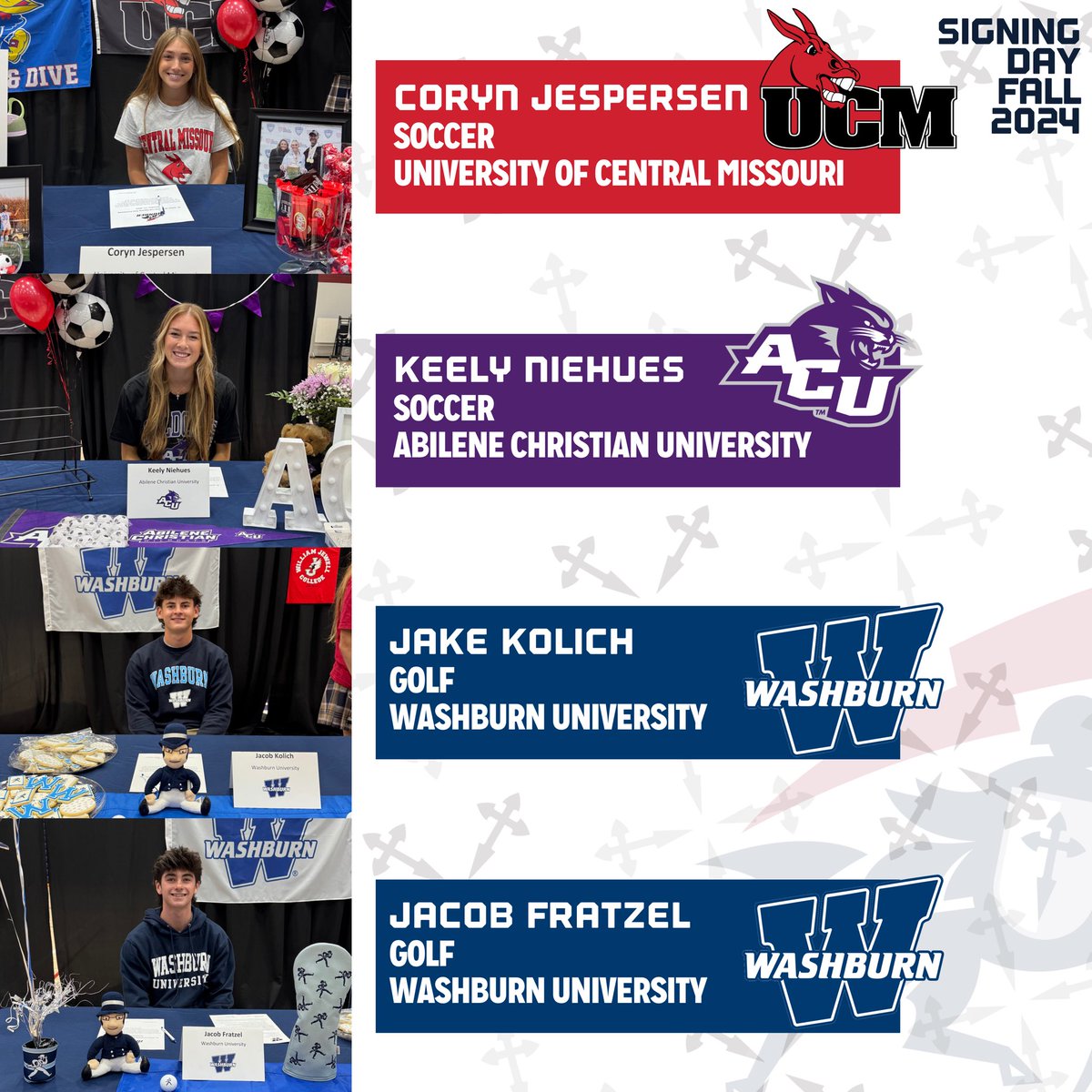 SJA_Gameday's tweet photo. Fall Signing Day 2024⚡️

Congrats to all these athletes as they sign to play at the next level! We are so proud of all they've done and can't wait to see what they continue to accomplish!

#GoThunder https://t.co/kb6rdLN5Wh
