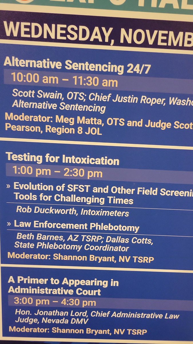 Another great session for education on successful ways to address impaired driving. #Nevada Traffic Safety Summit made possible by <a href="/nevadadot/">Nevada DOT</a> and <a href="/ZeroFatalsNV/">Zero Fatalities NV</a> #DWI #DUI