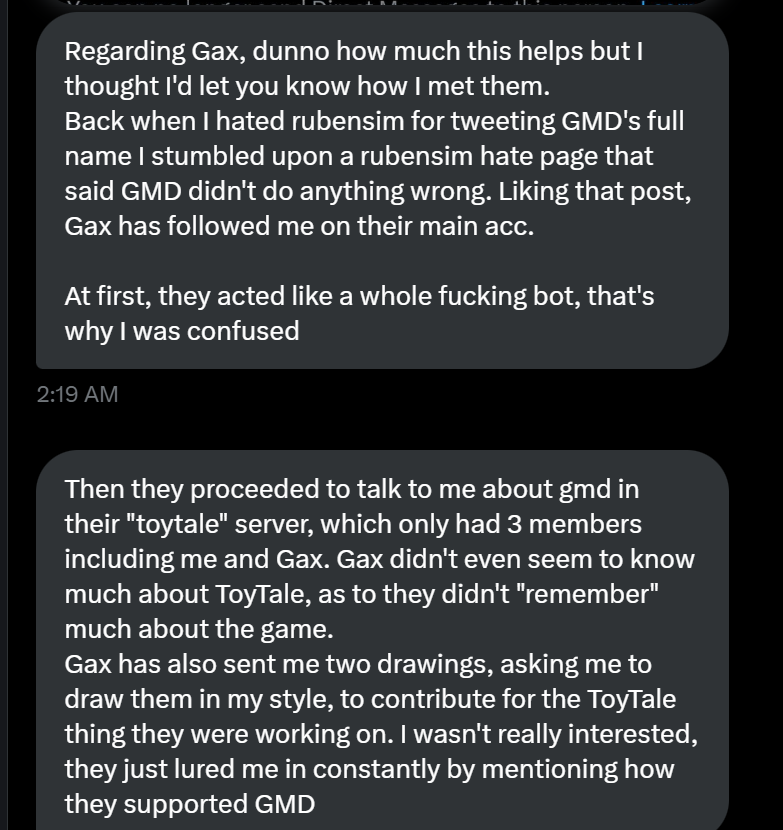 OpDiorite's tweet photo. Anonymous user's experience with Gax. (😺) https://t.co/DIcN3T9ma2