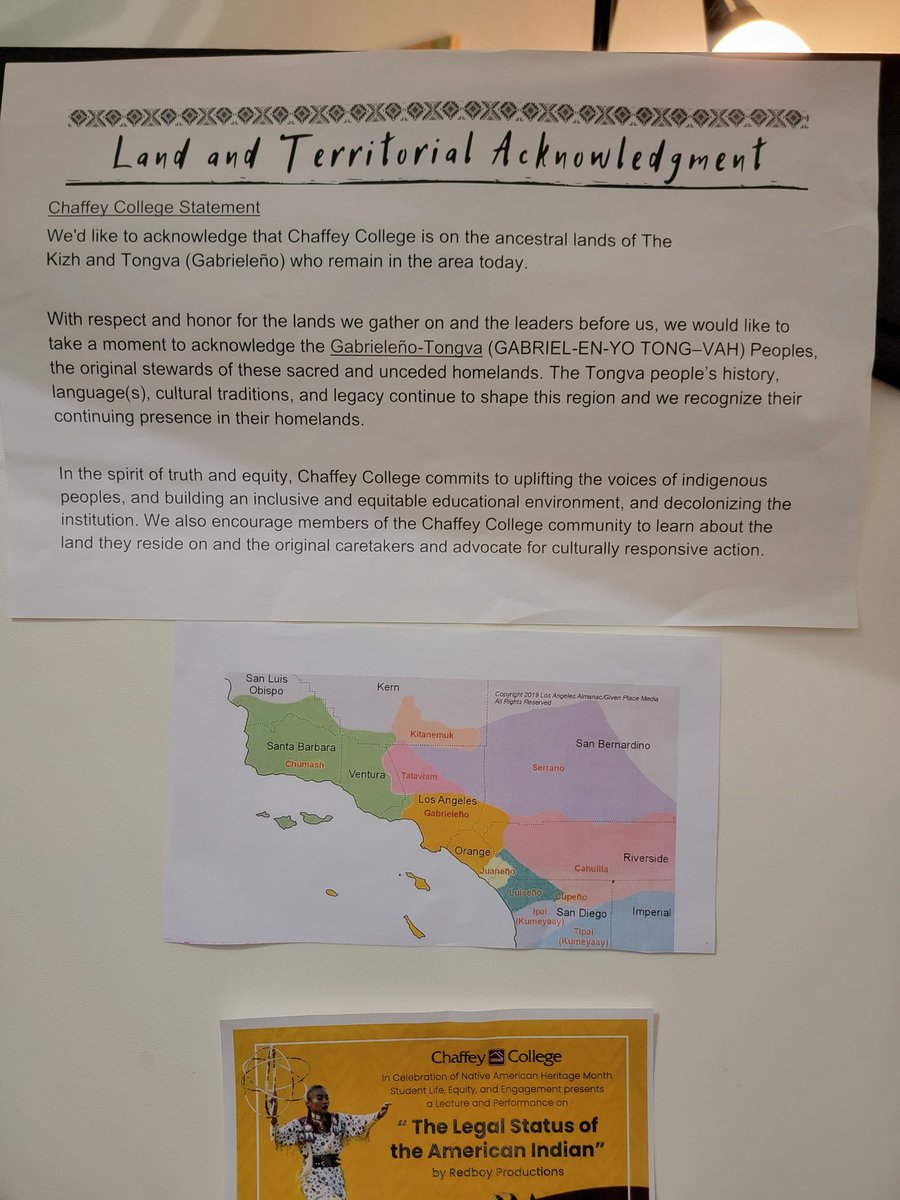 Chaffey_Library's tweet image. Stop by at any of our library locations and get a Celebrating Native American Heritage bookmark!

To learn more, visit libguides.chaffey.edu/nah

#ChaffeyCollege