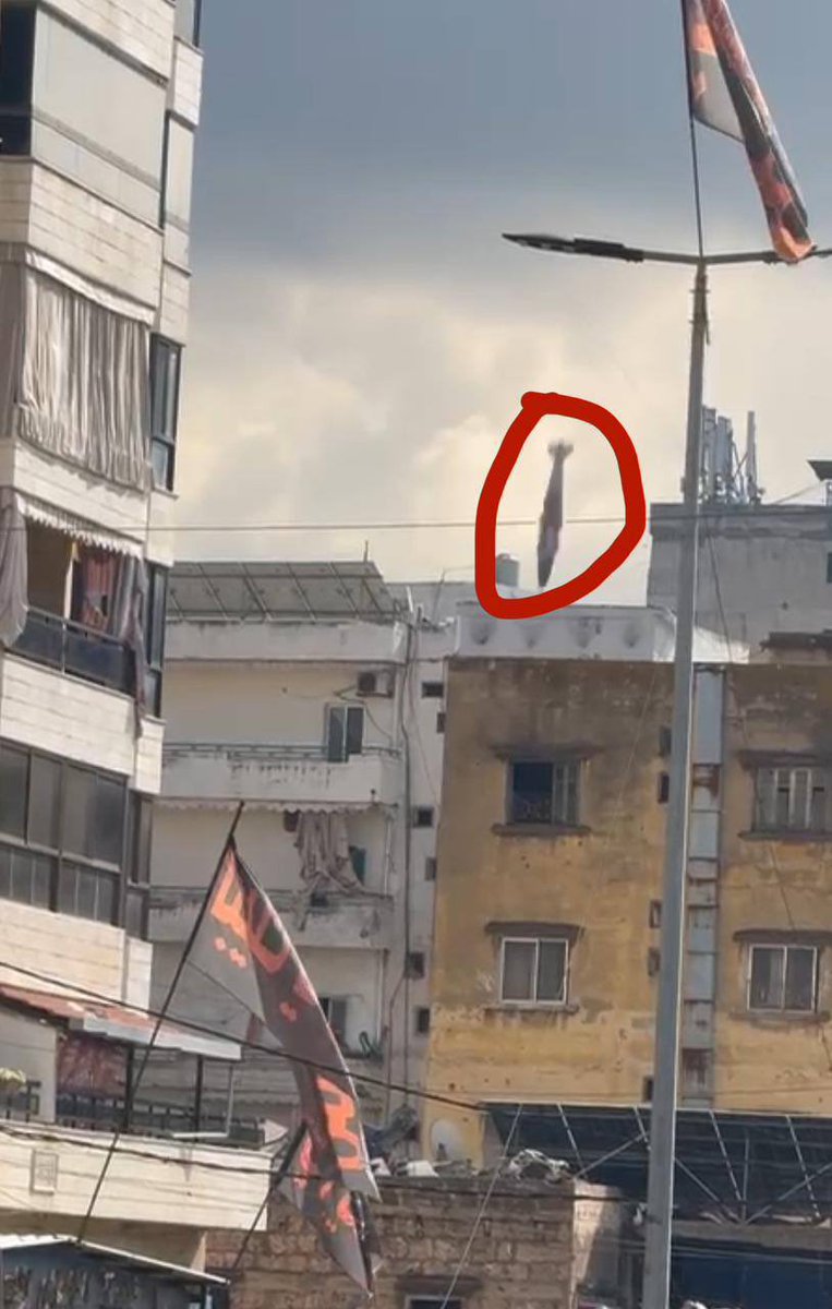 This is what Israel is dropping on homes and apartment buildings packed with Lebanese families in Beirut.