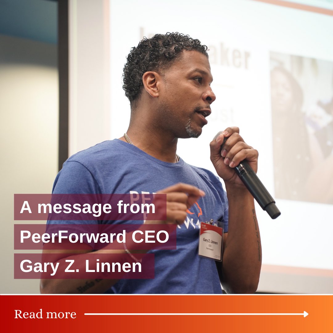PeerForward's tweet image. Today we have a special message from PeerForward's CEO, Gary Z. Linnen.

#peerforward #ceo #peerleaders

[🧵1/3]