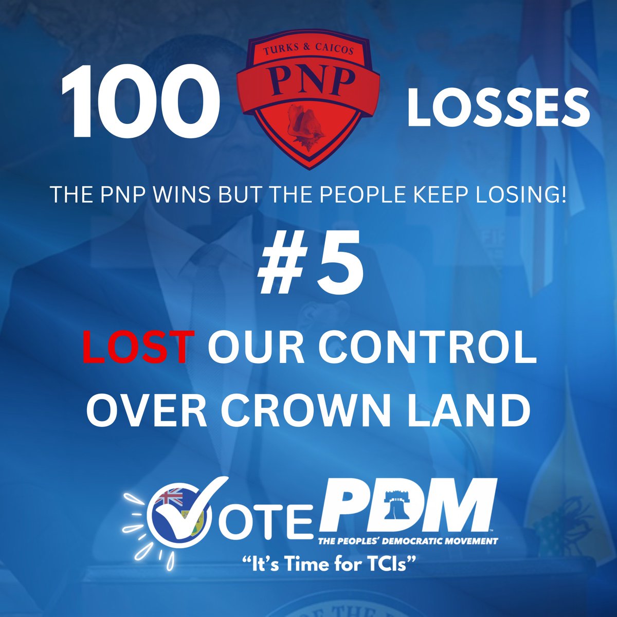 PDM_TCI's tweet photo. Time to have real leadership in our country. VOTE PDM 💙🔔 https://t.co/KhHglZtORS