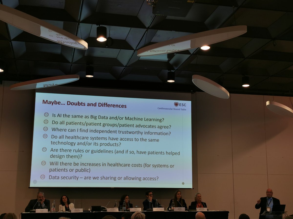 Rhythmisit's tweet image. Excellent patient perspective on AI in medical care by #ESCPatientForum member Richard Stephens at @escardio #ESCardioCRT in Zurich 👌 @rbcasado @fwasselbergs