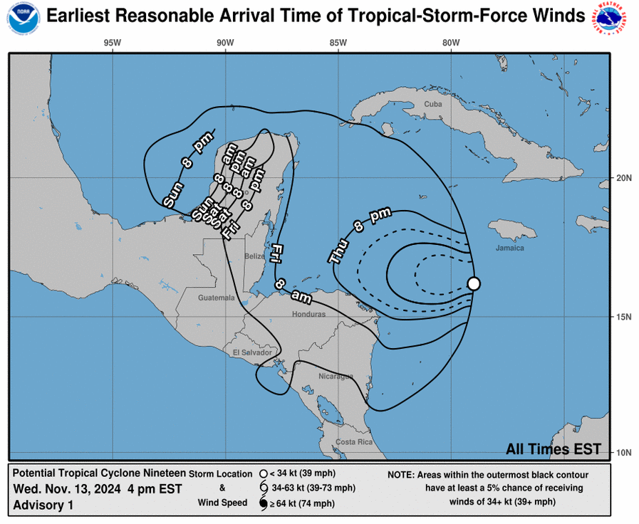 Camilo Calero (@camilocalero2) on Twitter photo El <a href="/NHC_Atlantic/">National Hurricane Center</a> emite aviso de posible huracán para #Honduras y #tormentatropical para ciertos puntos de #Nicaragua prevén que el actual fenómeno en el caribe siga tomando fuerza.
Se vigila el comportamiento de fenómeno ante cualquier cambio. <a href="/VivaNicaragua13/">Viva Nicaragua</a> <a href="/CDSINAPRED/">SINAPRED Nicaragua</a> El <a href="/NHC_Atlantic/">National Hurricane Center</a> emite aviso de posible huracán para #Honduras y #tormentatropical para ciertos puntos de #Nicaragua prevén que el actual fenómeno en el caribe siga tomando fuerza.
Se vigila el comportamiento de fenómeno ante cualquier cambio. <a href="/VivaNicaragua13/">Viva Nicaragua</a> <a href="/CDSINAPRED/">SINAPRED Nicaragua</a>