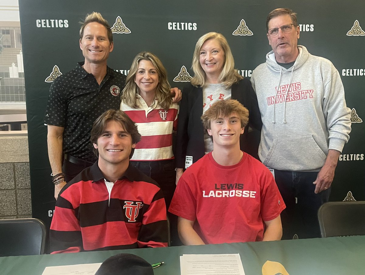 Congratulations to Gavin Dean and Davis Pyser on officially signing their National Letters of Intent to play college lacrosse next year.

🔰Gavin Dean - University of Tampa
🔰Davis Pyser - Lewis University

We are incredibly proud of your success on and off the field.

#GoCelts