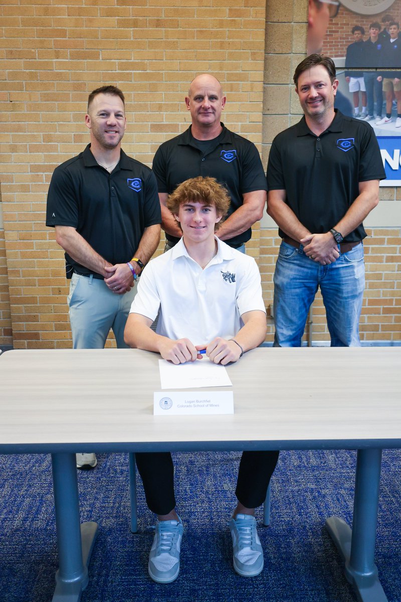 Kudos to Logan Burchfiel who will head to <a href="/coschoolofmines/">Colorado School of Mines</a> to play baseball! 

<a href="/CPrepBaseball/">Jr. Jay Baseball</a> <a href="/MinesAthletics/">Mines Athletics</a> <a href="/OrediggersBSB/">Mines Baseball</a>