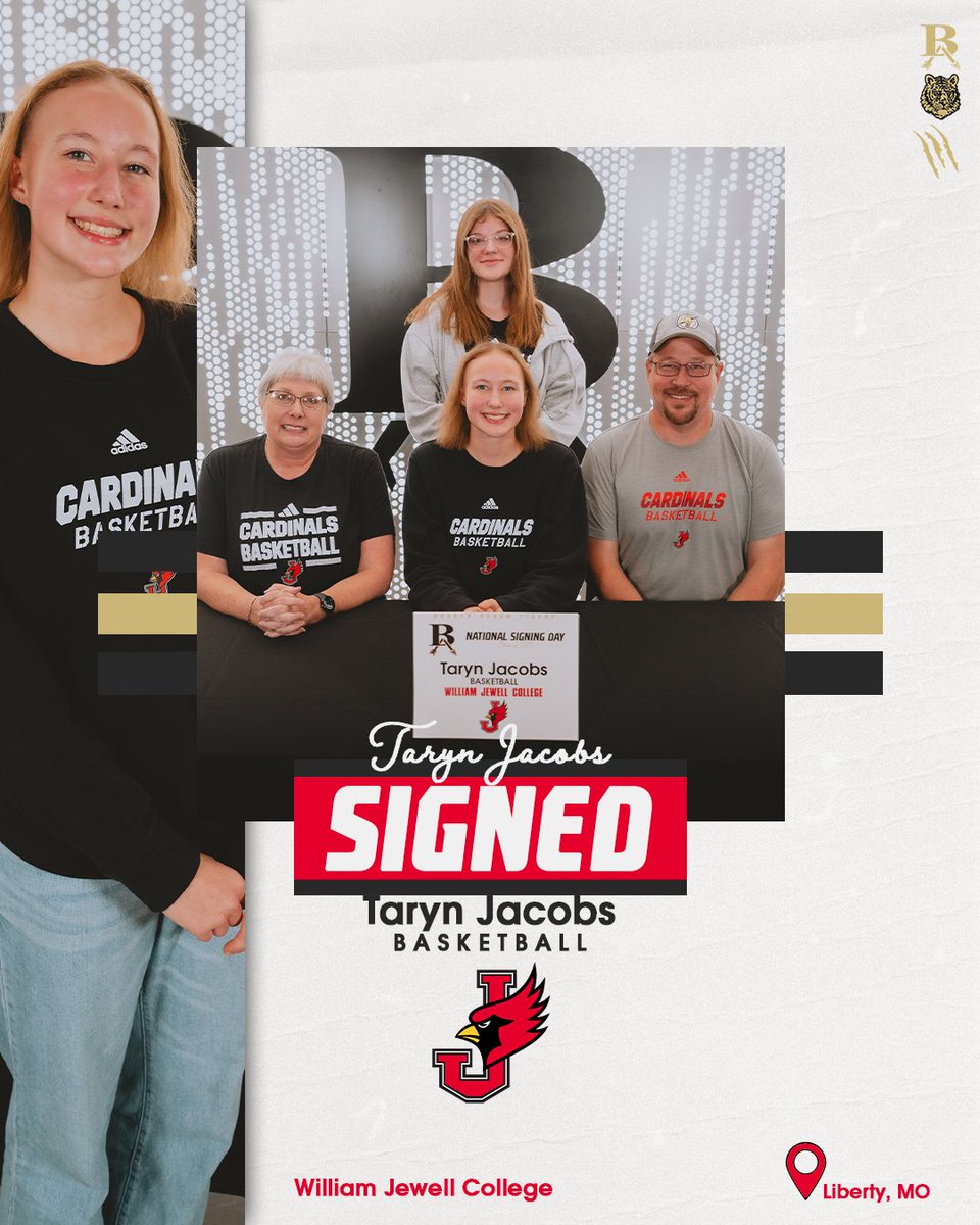 batigersports's tweet photo. Congratulations Taryn Jacobs!
✍️ William Jewell 🏀

#BuildTheLegacy x #goBA🐅 https://t.co/12G4QJB3ZI