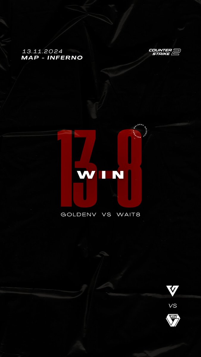 GoldenVgg's tweet photo. Takımımız ESEA OPEN LEAGUE SEASON 51 12. Maçında WAIT8 karşısında galip geliyor.
#WinForGoldenDays #GG https://t.co/JiDYVHXctj