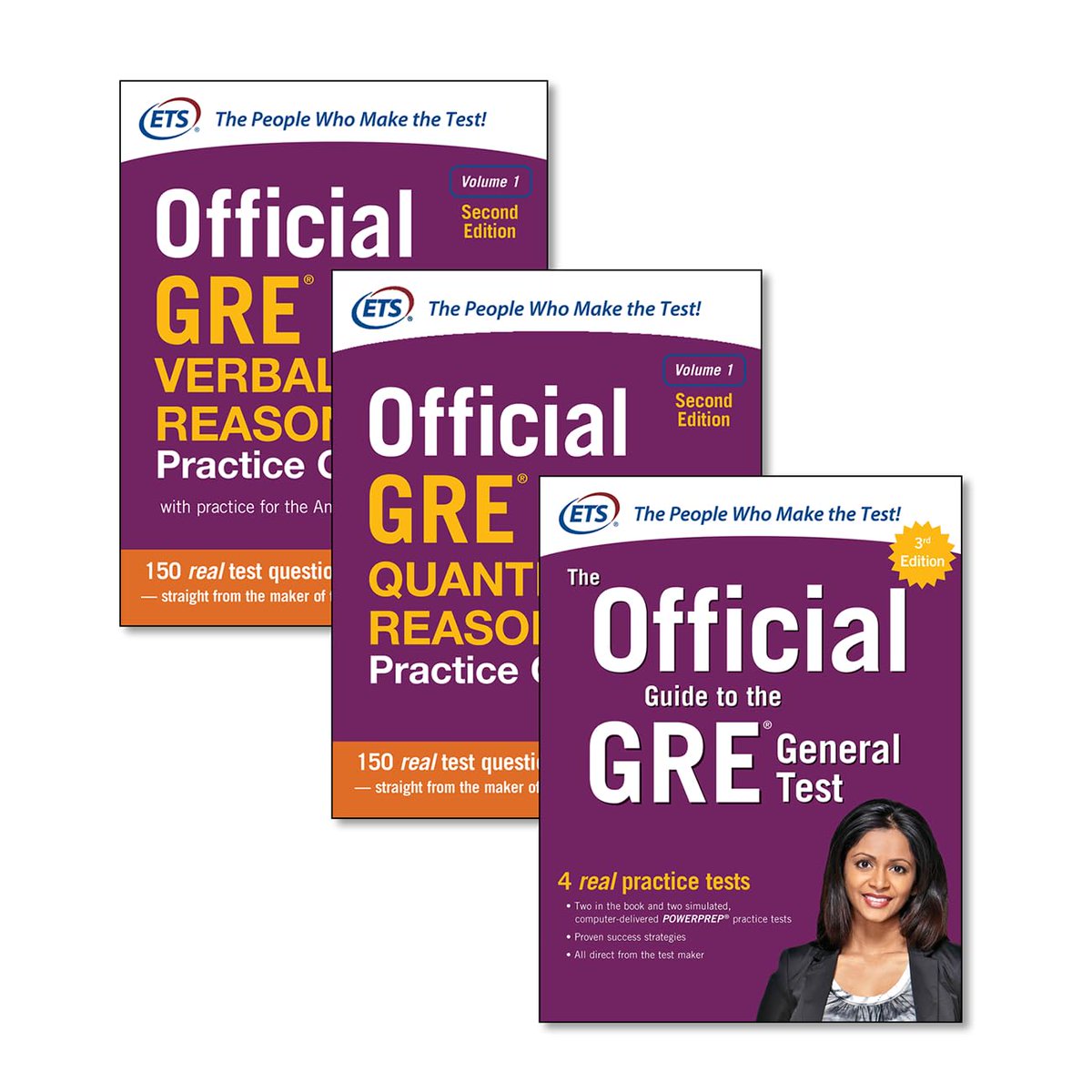 Good news if you're about to begin GRE Prep: as of this writing, the GRE "Super Power Pack" of all three books is on sale at Amazon for less than the official guide alone. Official materials are exclusive to these books and ets.org. 

zurl.co/p4t5