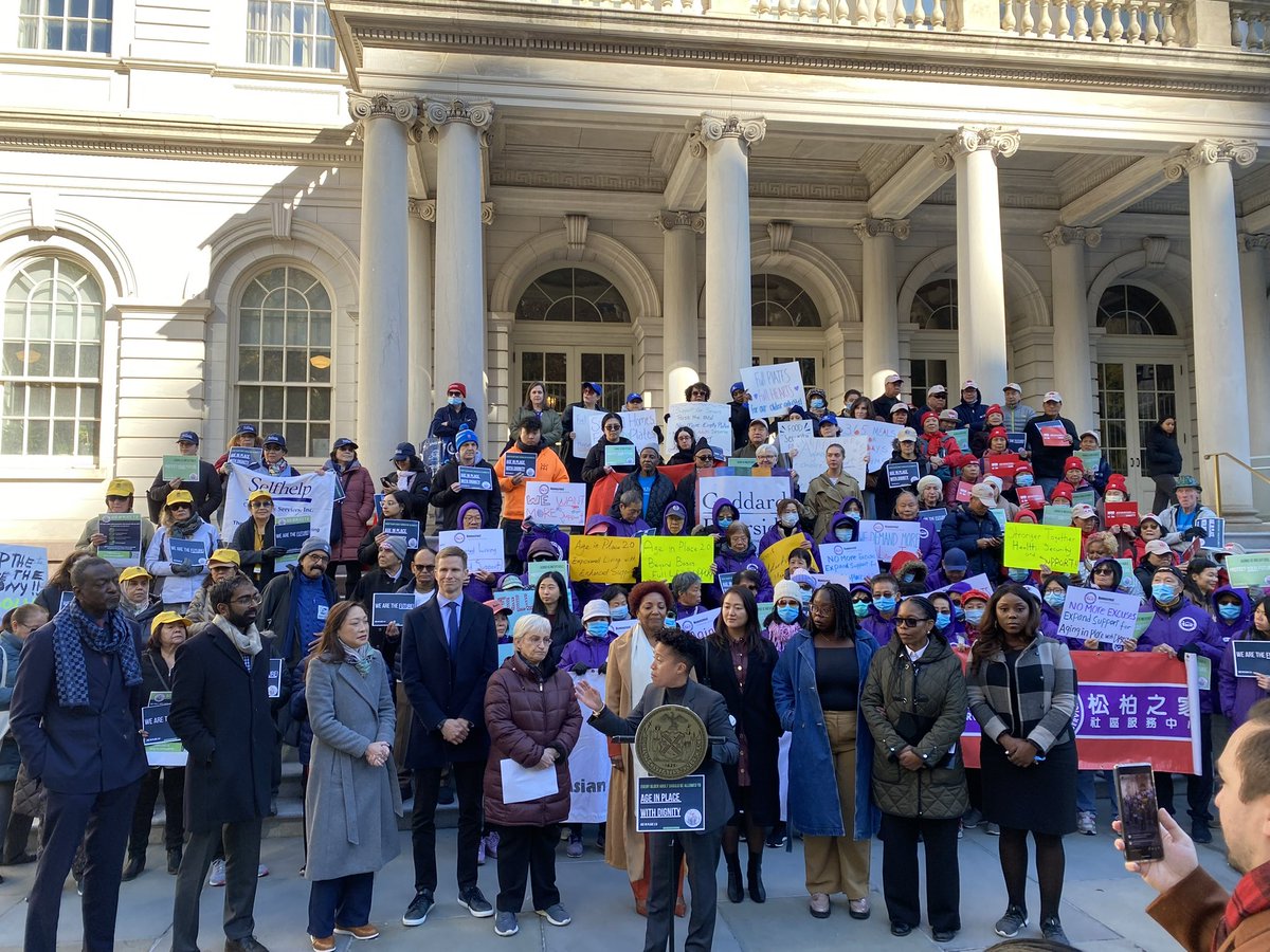aarpny (@aarpny) on Twitter photo #AARPNY joined <a href="/CMCrystalHudson/">Council Member Crystal Hudson</a> @LiveOnNY <a href="/UJAfedNY/">UJA-Federation of New York</a> <a href="/Citymeals/">Citymeals on Wheels</a> <a href="/UNHNY/">UNHNY</a> and other council leaders at a rally to support the #AgeInPlaceNYC legislative package 2.0.  Thank you CM Hudson for fighting to make NYC the most age friendly city in the country. #AARPNY joined <a href="/CMCrystalHudson/">Council Member Crystal Hudson</a> @LiveOnNY <a href="/UJAfedNY/">UJA-Federation of New York</a> <a href="/Citymeals/">Citymeals on Wheels</a> <a href="/UNHNY/">UNHNY</a> and other council leaders at a rally to support the #AgeInPlaceNYC legislative package 2.0.  Thank you CM Hudson for fighting to make NYC the most age friendly city in the country.