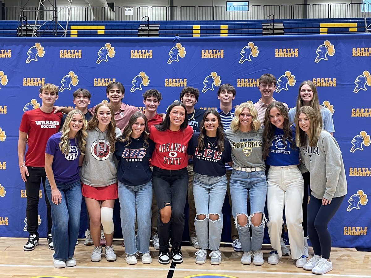 kylesokeland's tweet image. Castle signings: Part 1

Aubrey Baker - Middle Tennessee State 🥎
Matisen Hughes - Marian 🥎
Sadie Winsett - Lee 🥎
Kloe Bachelder - Wabash Valley ⚽️
Jilly Higgins - UIC ⚽️
Izzie Ryan - UE ⚽️
Ashley Kirkland - Xavier ⛳️
Addisen Gallentine- Dayton 🏐
Maya Joska - Arkansas State 🏐