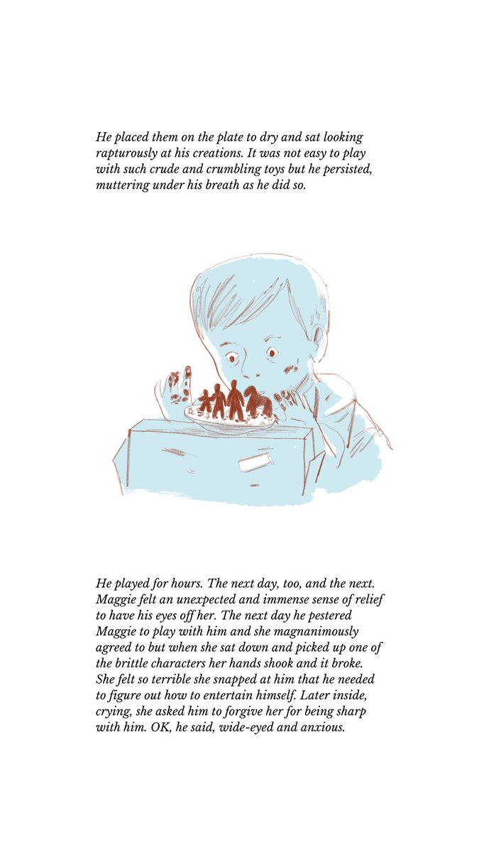 new story up now. THE SWIMMERS. about a catastrophic flood in 2105 and the people in it. with beautiful illustrations by <a href="/moustace/">Stacy Gougoulis</a>. full text at link in bio