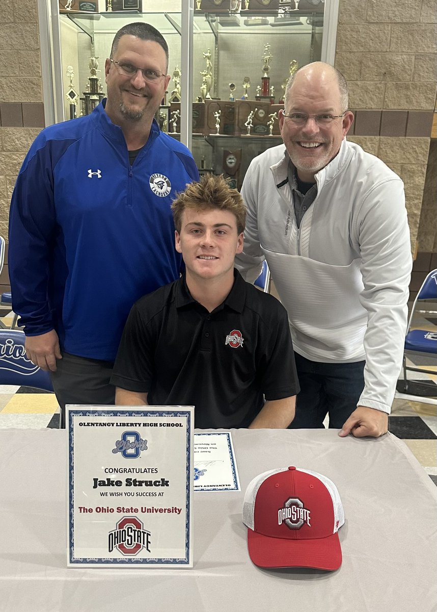 OLHS LAX (@olhslax) on Twitter photo Congratulations <a href="/JakeStruck1/">Jake Struck</a> on your signing today with <a href="/OSUBuckeyesLAX/">🥍Ohio State Buckeyes LAX</a> <a href="/OSU_MLAXrecruit/">Ohio State MLAX Recruiting</a>
GO BUCKS! Congratulations <a href="/JakeStruck1/">Jake Struck</a> on your signing today with <a href="/OSUBuckeyesLAX/">🥍Ohio State Buckeyes LAX</a> <a href="/OSU_MLAXrecruit/">Ohio State MLAX Recruiting</a>
GO BUCKS!