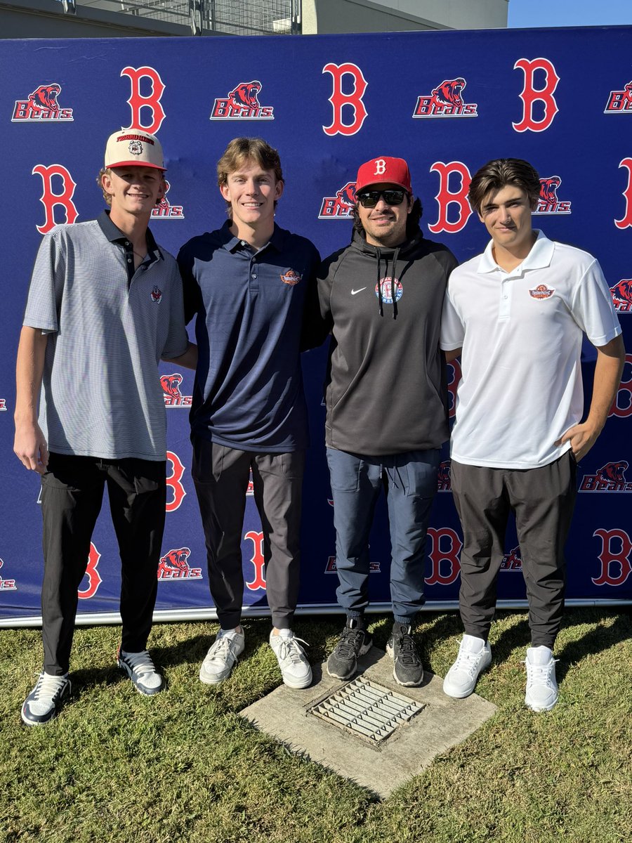 Congratulations to these 3 seniors on signing their National Letter of Intent to play college baseball next year! #GoBears 🐻✍🏼 <a href="/Buchanan_Bears/">Buchanan Baseball</a> <a href="/FresnoStateBSB/">Diamond 'Dogs</a> <a href="/FPUBaseball/">FPU SunbirdsBaseball</a> 

Parker Heintz- Fresno State
Brennan Johnson- Fresno Pacific
Tyler Gonzales- Fresno Pacific