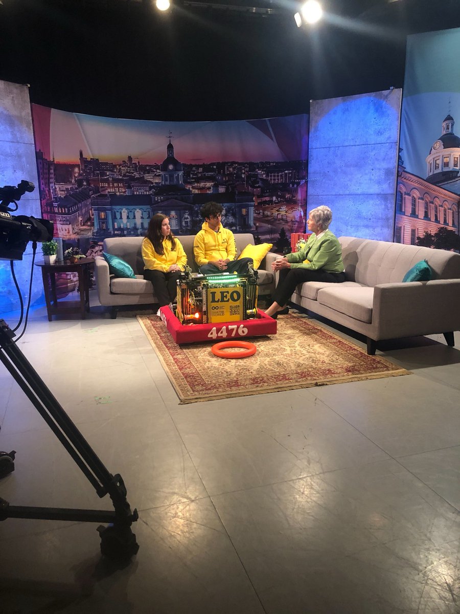 W.A.F.F.L.E.S. Robotics (@wafflesrobotics) on Twitter photo Thanks <a href="/yourtvkingston/">yourTV Kingston</a> for having us today! It was a ton of fun to have Leo on… we can’t wait to see the segment in a few days! #omgrobots #stemygk #firstinspires Thanks <a href="/yourtvkingston/">yourTV Kingston</a> for having us today! It was a ton of fun to have Leo on… we can’t wait to see the segment in a few days! #omgrobots #stemygk #firstinspires