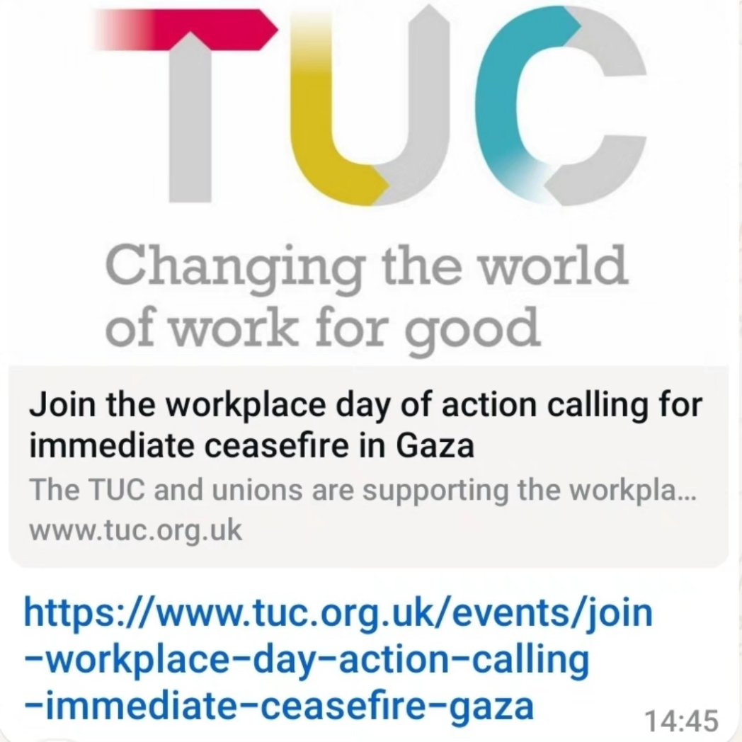 THIS MOVEMENT IS WORKING. The work carried out by the @stwuk Trade Union Network over the past two years to confront political problems in our trade unions on the question of opposing arms profiteering, war and imperialism has found a strong echo in the wider TU...