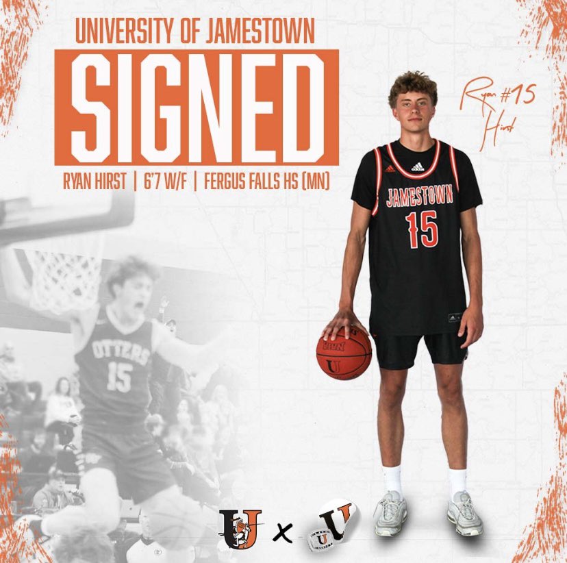 Jamestown Men’s Basketball (@jamestown_mbb) on Twitter photo Welcome to the family, Ryan‼️✍️
<a href="/RyanHirst5036/">Ryan Hirst</a> x <a href="/Jamestown_MBB/">Jamestown Men’s Basketball</a>
#LevelUP | #GoJimmies🟠⚫️ Welcome to the family, Ryan‼️✍️
<a href="/RyanHirst5036/">Ryan Hirst</a> x <a href="/Jamestown_MBB/">Jamestown Men’s Basketball</a>
#LevelUP | #GoJimmies🟠⚫️