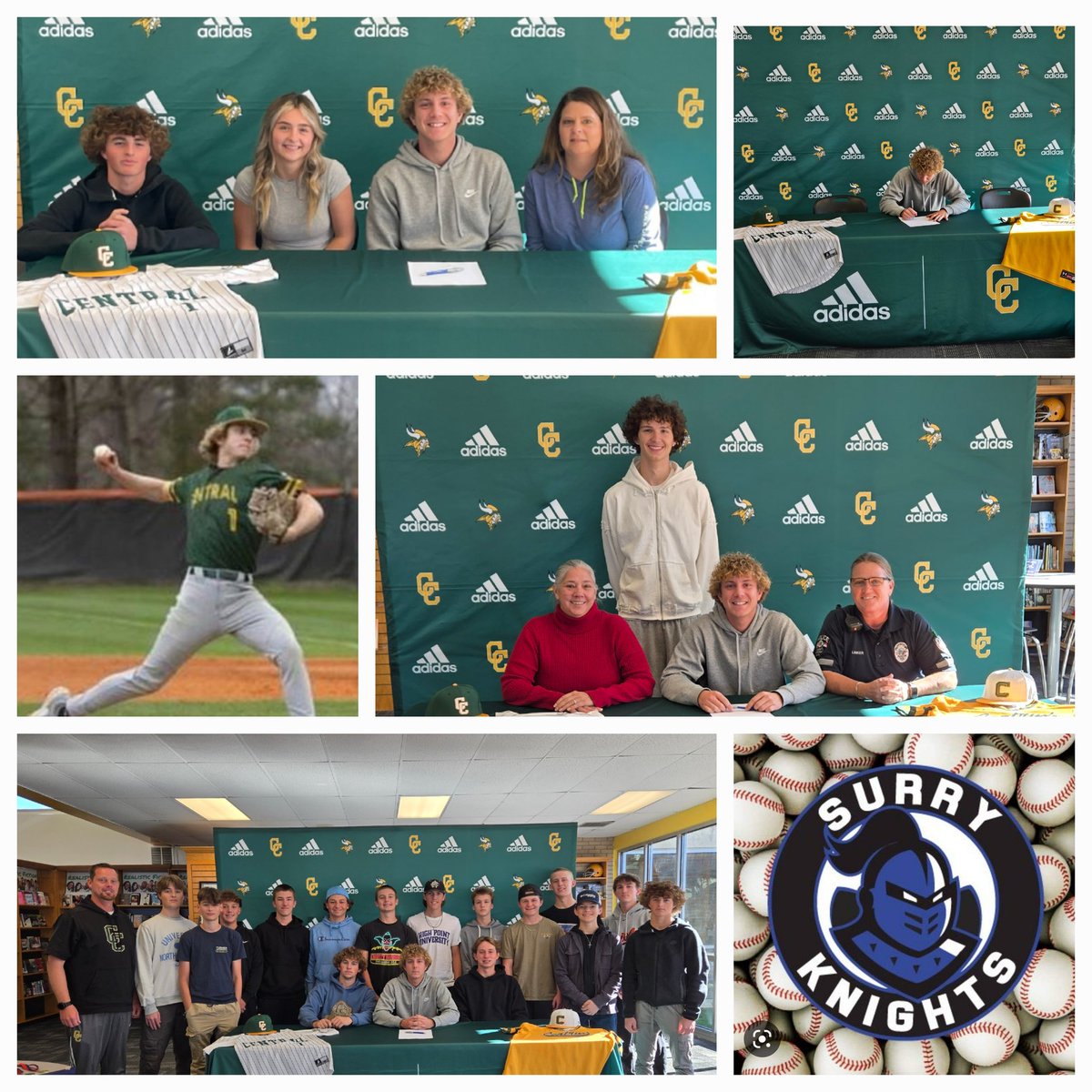Congratulations to Keyen Elbe on signing to play baseball and continue his academics at Surry CC!
<a href="/cc_vikings/">Central Cabarrus Vikings</a> <a href="/boosters_cchs/">CCHS Boosters</a> @SurryKnightsBB