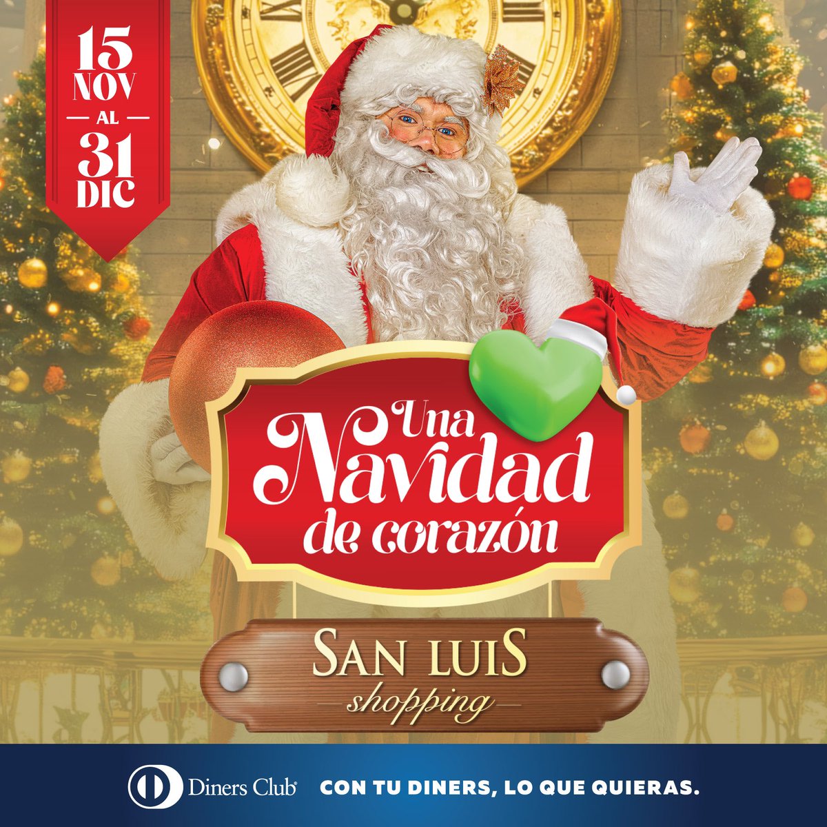 ¡Esta Navidad, vívela de corazón en San Luis Shopping! 🎄✨ 

Disfruta de cada uno de nuestros eventos y actividades navideñas, llenos de magia y alegría, todos realizados con energía autogenerada.