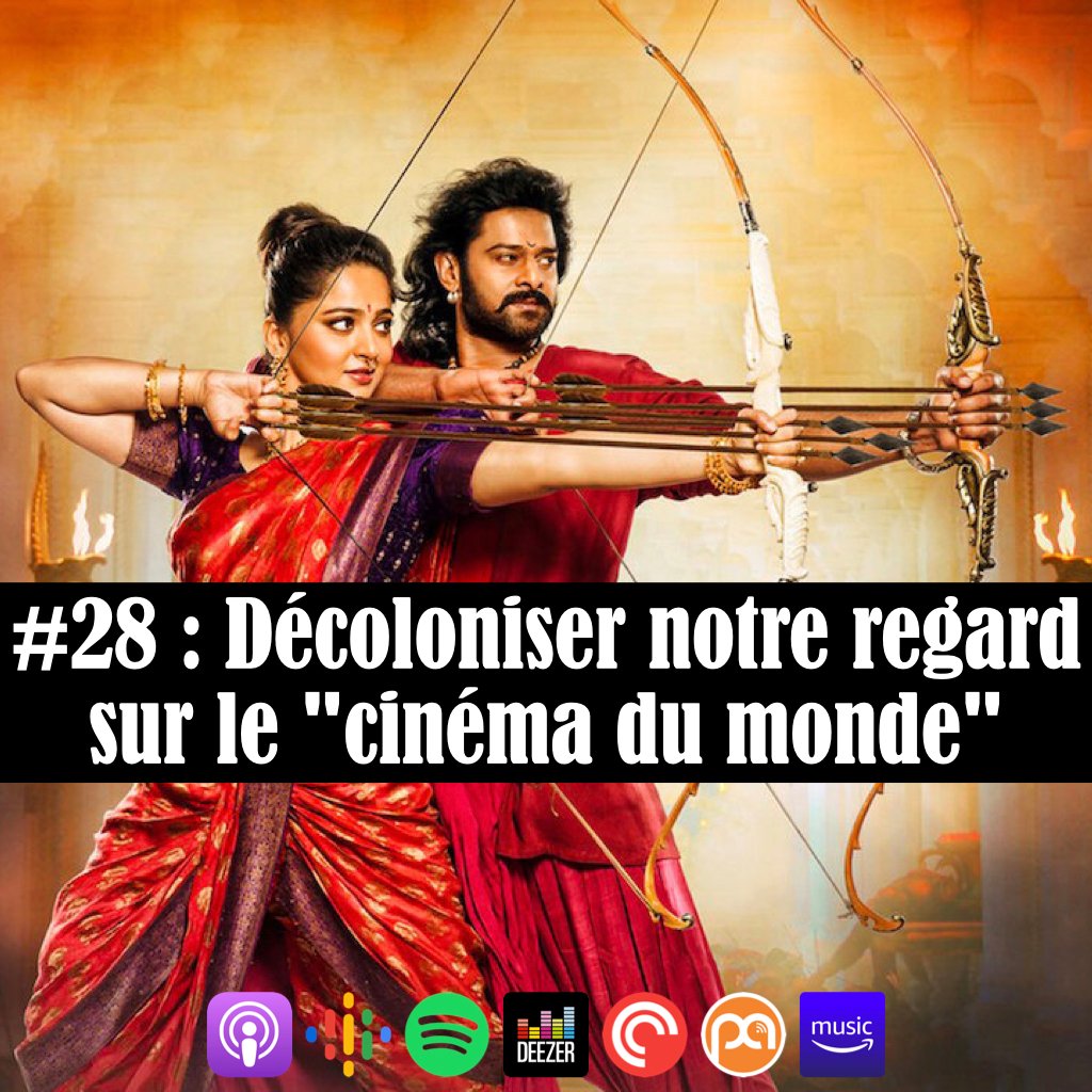 Besoin d'un shot de décolonialisme culturel ?
Allez donc écouter notre dernier podcast, où on déconstruit notre regard sur les cinémas non-occidentaux !

Pour la peine, on vous dévoile la couverture alternative de l'épisode 🏹🏹