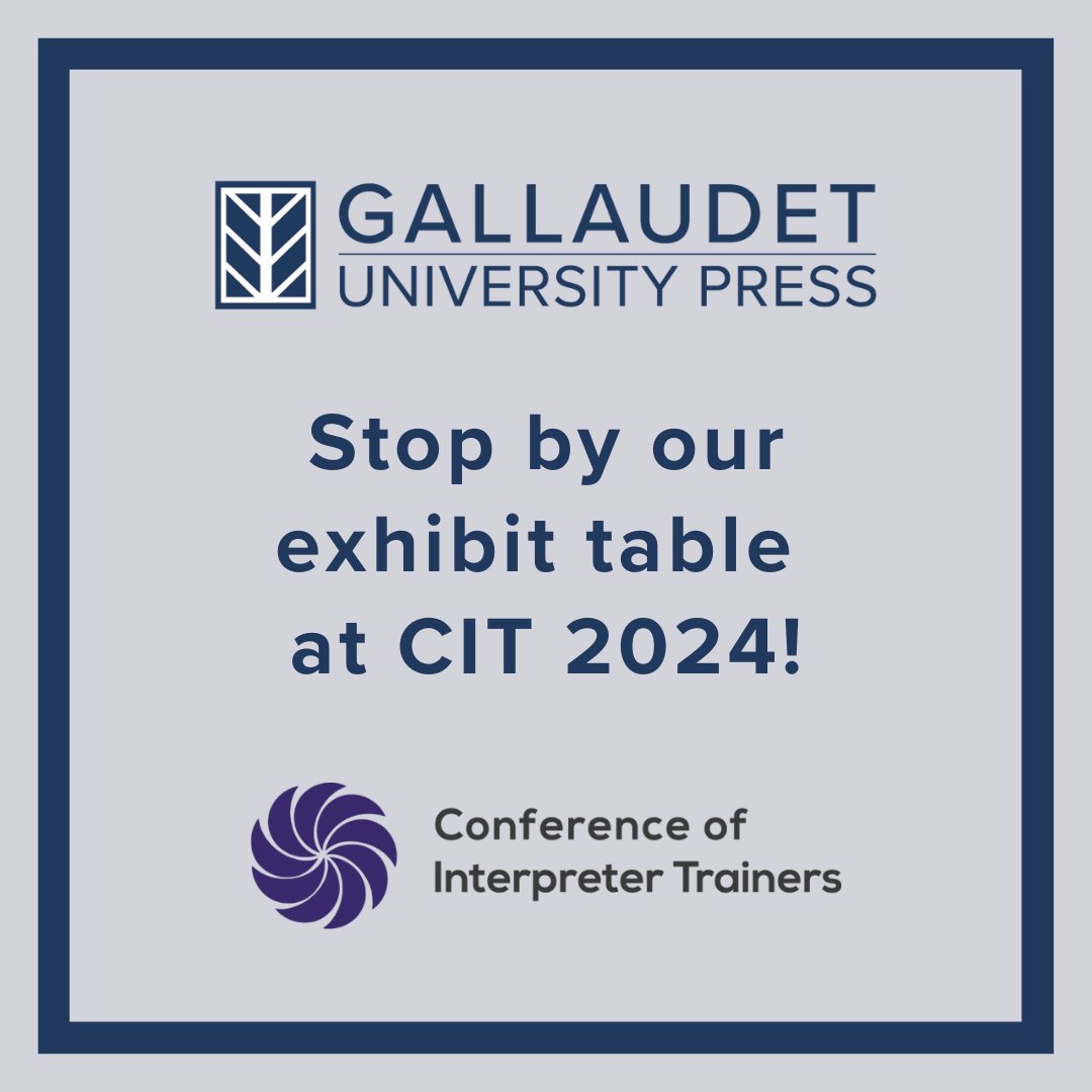 Gallaudet University Press tweet media