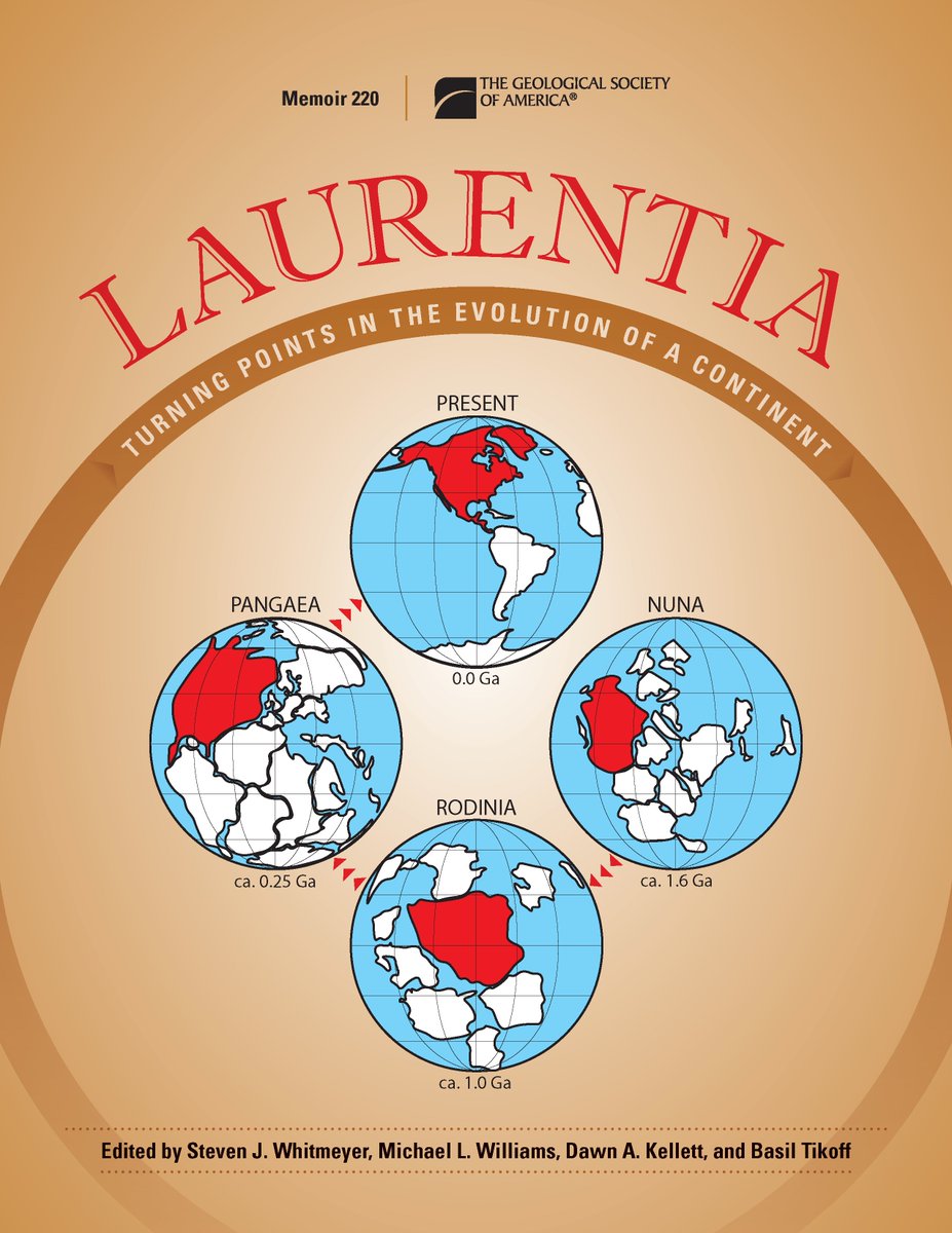 GSAPublications's tweet photo. Check out GSA Memoir 220: "Laurentia: Turning Points in the Evolution of a Continent." This Memoir focuses on 7 "turning points" that had specific and lasting impacts on Laurentian evolution. Buy Now: https://t.co/pwLAd8ULyu #Laurentia #MidcontnentRift #Rodinia https://t.co/AakVHV9rGC